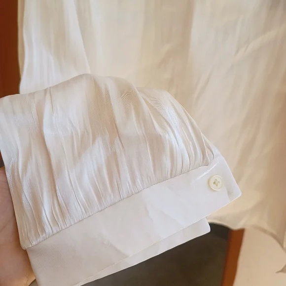 Zara Satin organza square neck top - Picture 6 of 12